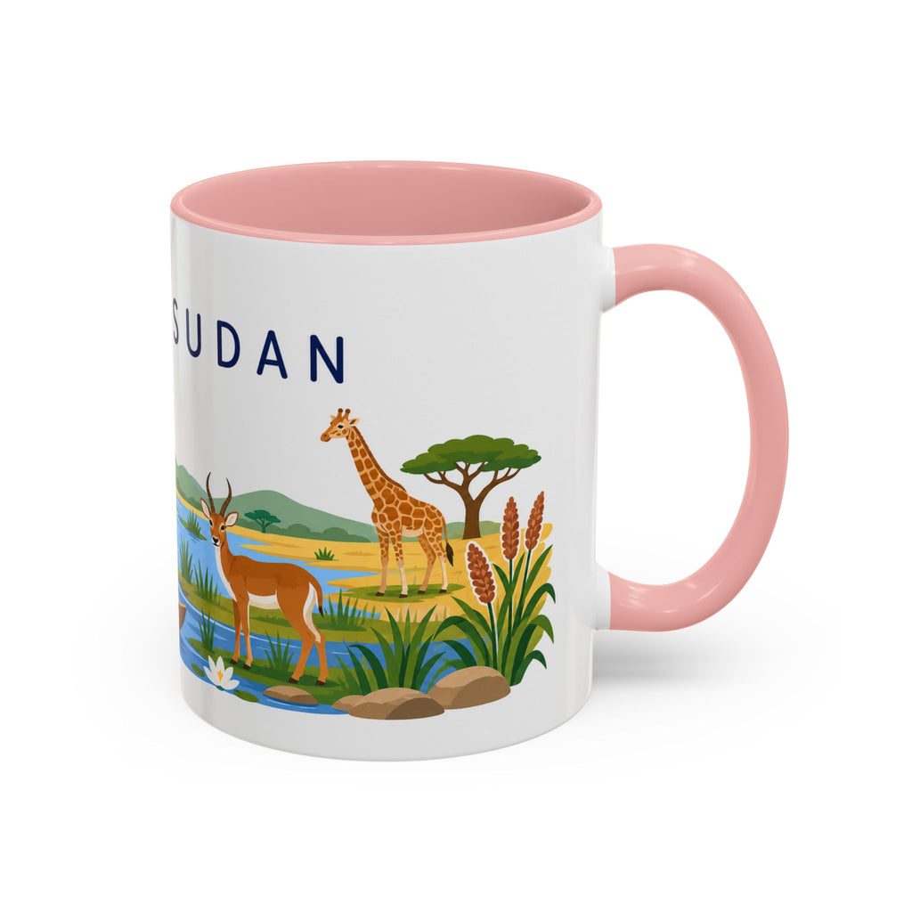 South Sudan Coffee Mug | Travel Souvenir Accent Mug | Country Gift Ceramic Cup 11oz 15oz