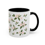 West Virginia Rhododendron Mug, State Flower Floral Coffee Cup, 11oz Botanical Gift