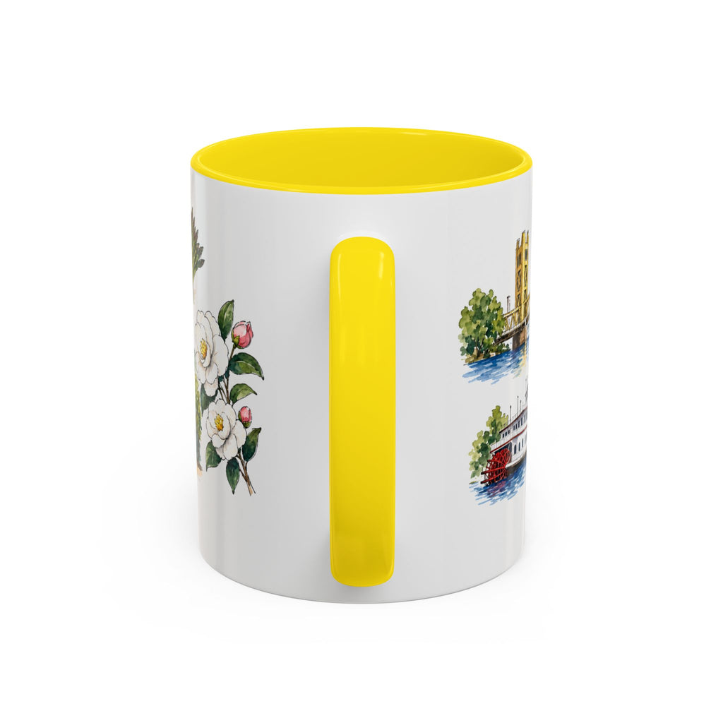 Sacramento Illustrated Travel Mug | City Souvenir Accent Coffee Mug | 11oz 15oz Ceramic Cup
