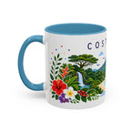 Costa Rica Coffee Mug | Travel Souvenir Accent Mug | Place Gift Ceramic Cup 11oz 15oz