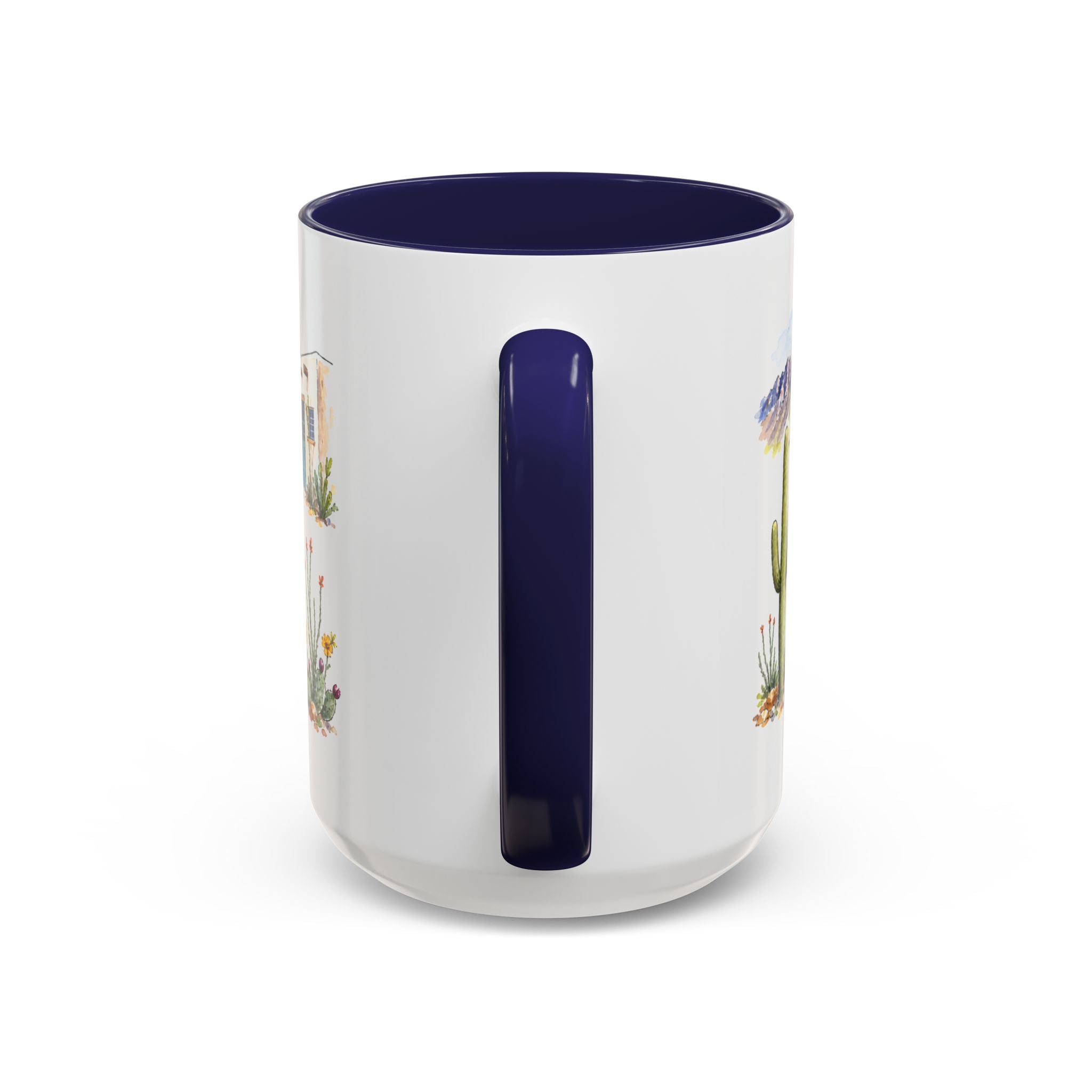 Tucson Illustrated Travel Mug | City Souvenir Accent Coffee Mug | 11oz 15oz Ceramic Cup
