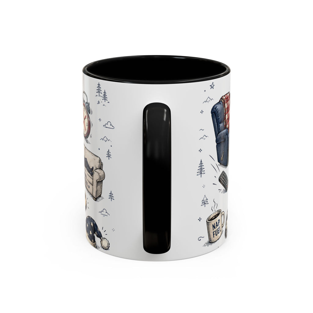 Nap Champion Coffee Mug | Father's Day Gift for Dad | Accent Color Ceramic 11oz 15oz
