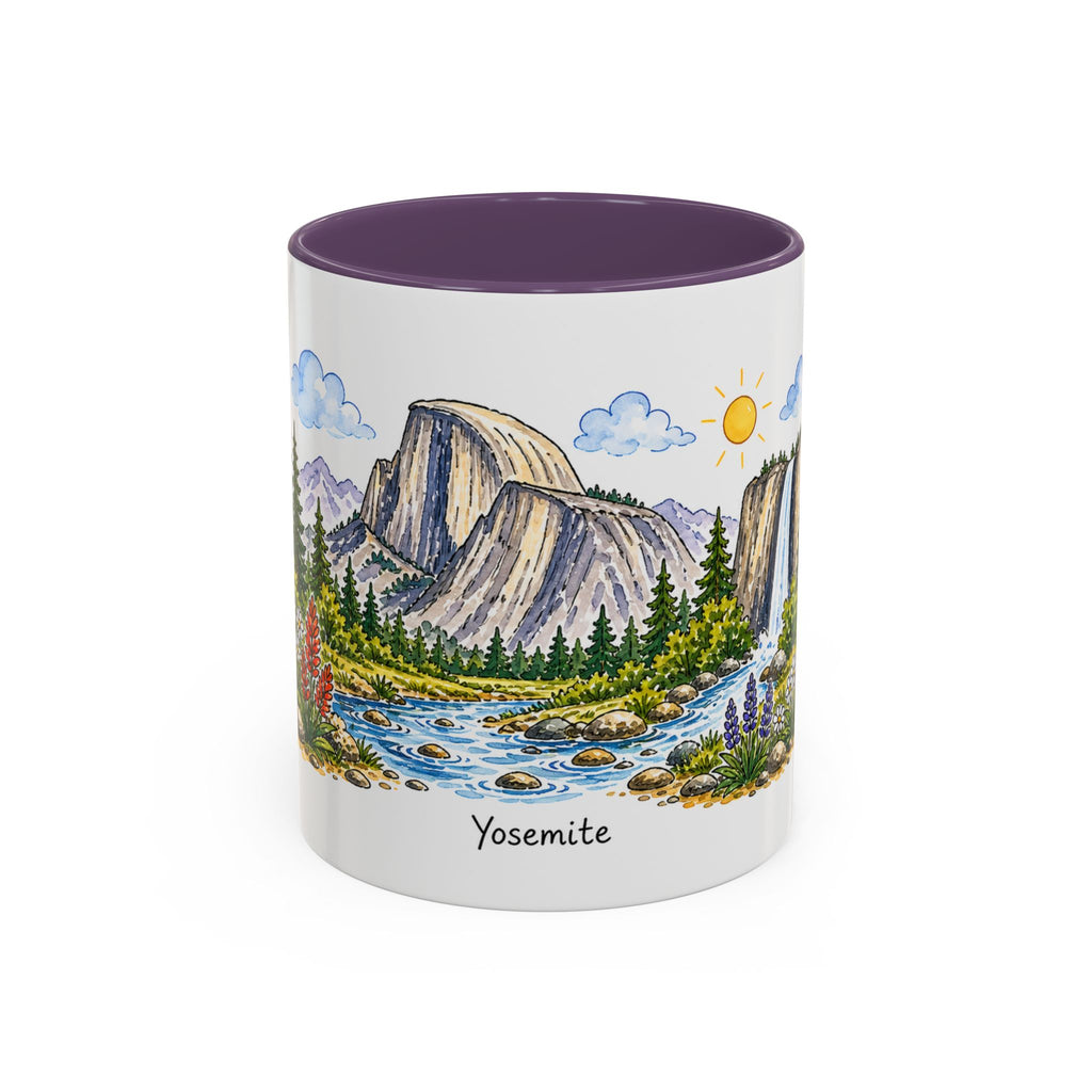 Yosemite National Park Mug | US Travel Souvenir Accent Coffee Mug | 11oz 15oz Ceramic Cup