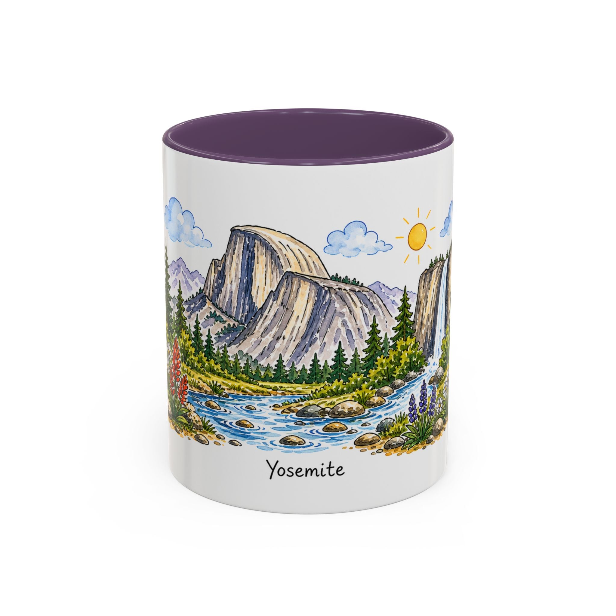 Yosemite National Park Mug | US Travel Souvenir Accent Coffee Mug | 11oz 15oz Ceramic Cup