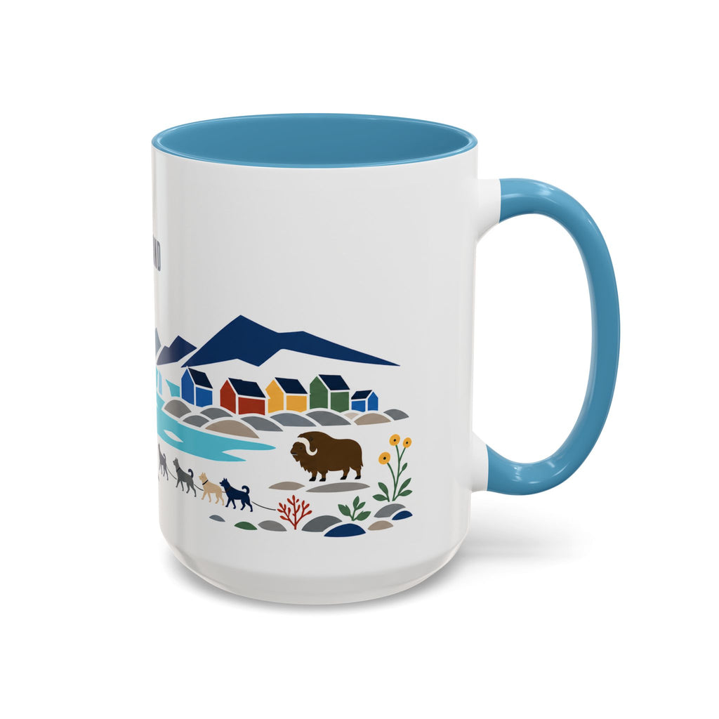 Greenland Coffee Mug | Travel Souvenir Accent Mug | Country Gift Ceramic Cup 11oz 15oz