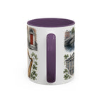 Dublin Coffee Mug | Ireland Travel Souvenir | Vintage Illustrated City Gift | 11 oz 15 oz Accent Mug