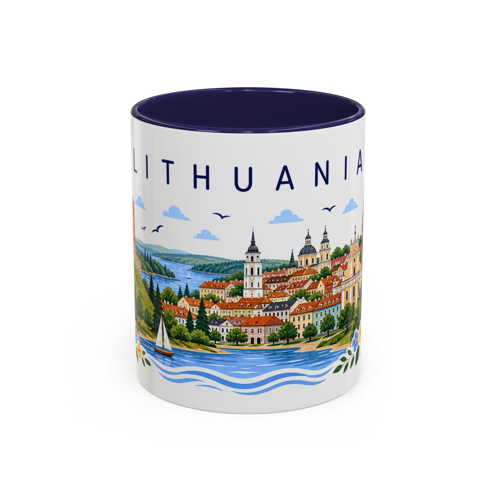 Lithuania Coffee Mug | Travel Souvenir Accent Mug | Place Gift Ceramic Cup 11oz 15oz