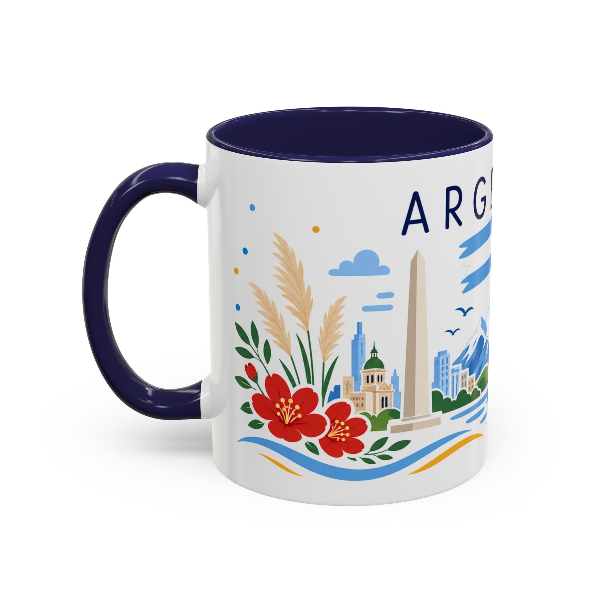 Argentina Coffee Mug | Travel Souvenir Accent Mug | Country Gift Ceramic Cup 11oz 15oz