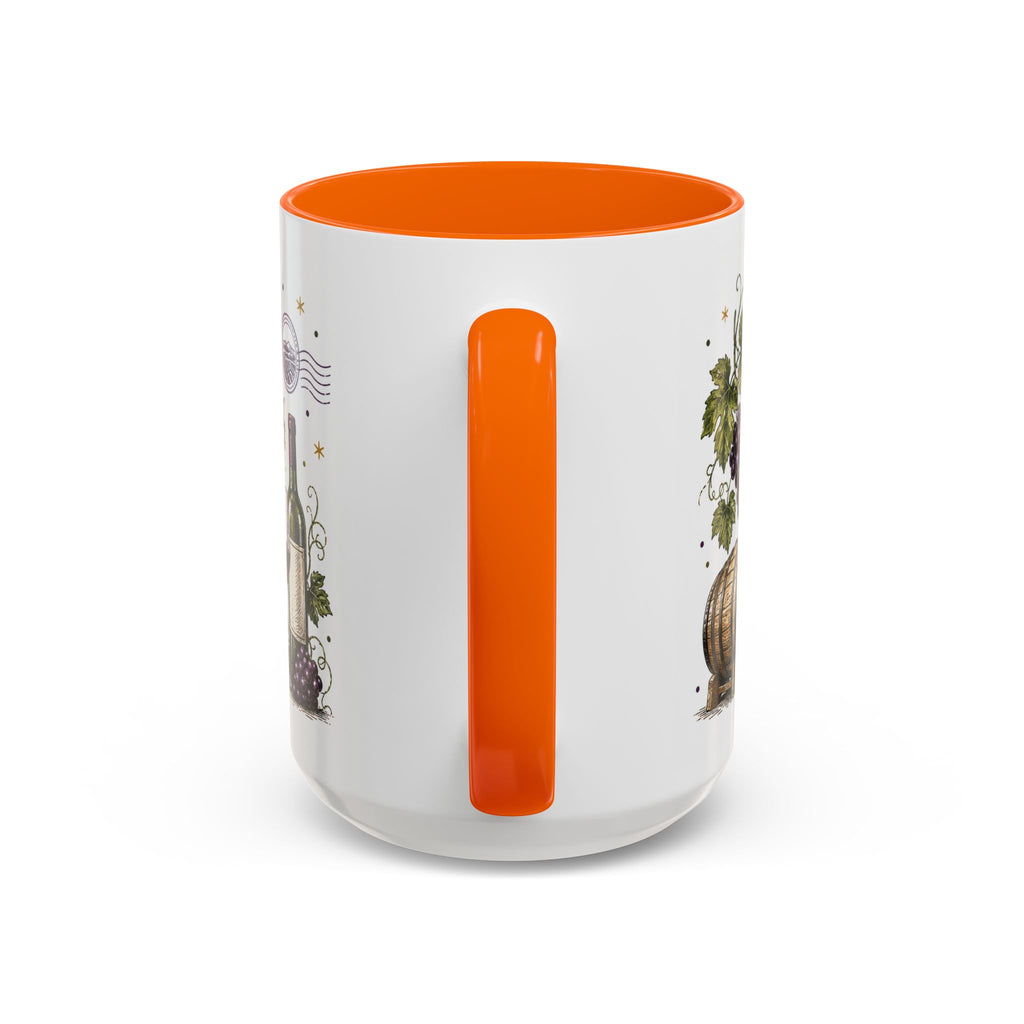 Cape Winelands Coffee Mug | Travel Destination Souvenir Gift | Accent Color Ceramic 11oz 15oz
