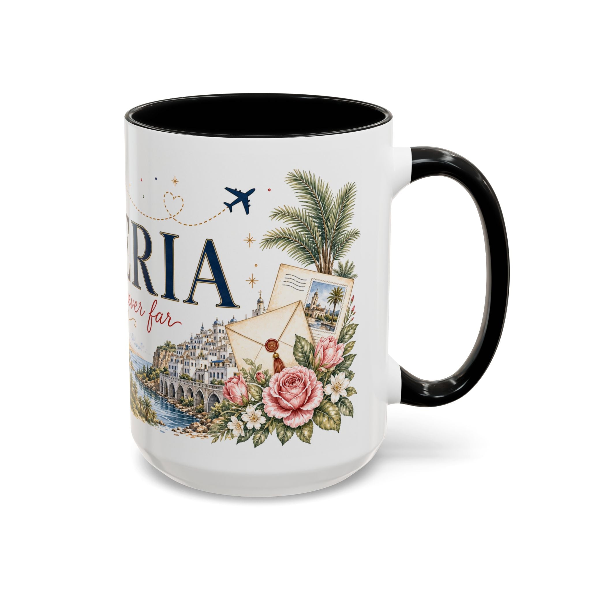 Algeria Home Country Mug | Moving Away Gift | Long Distance Friendship | 11 oz 15 oz Accent Mug