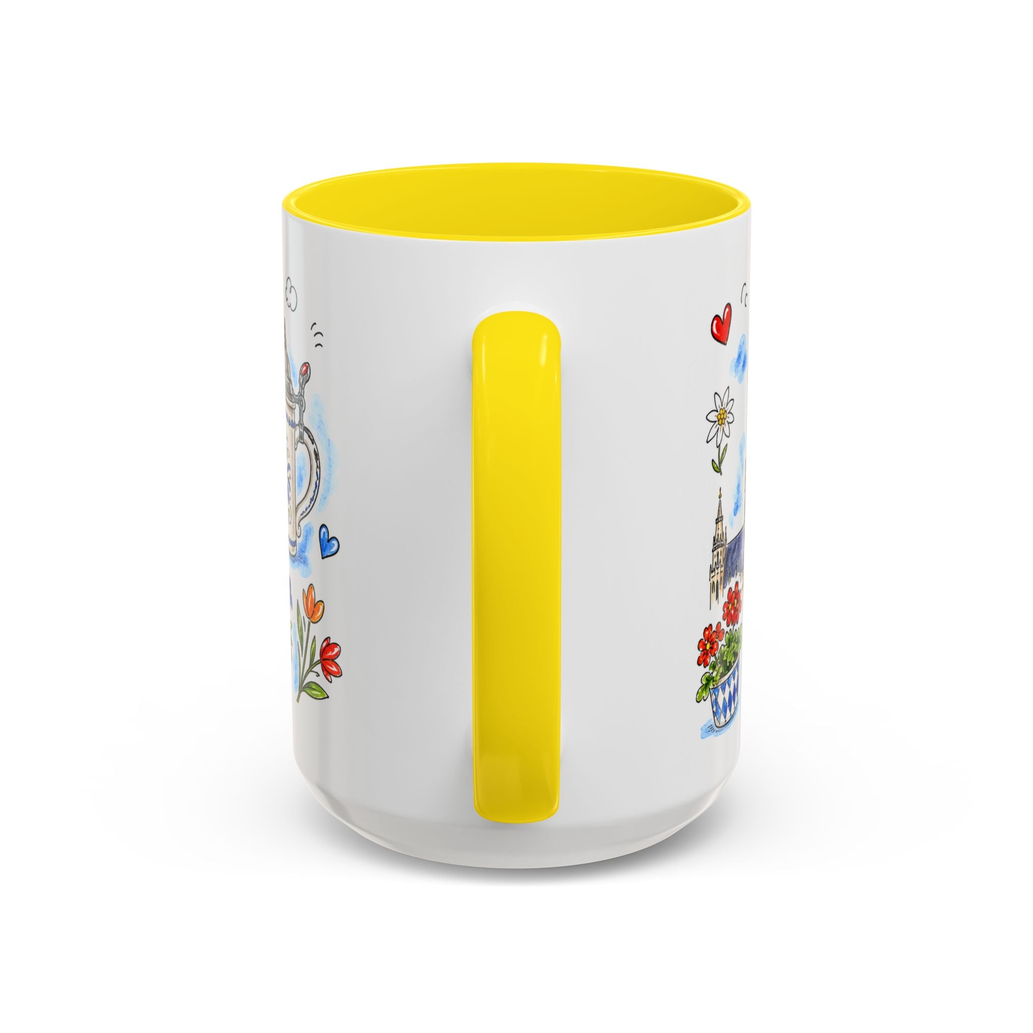 Munich Travel Mug | European City Souvenir Accent Coffee Mug | 11oz 15oz Ceramic Cup