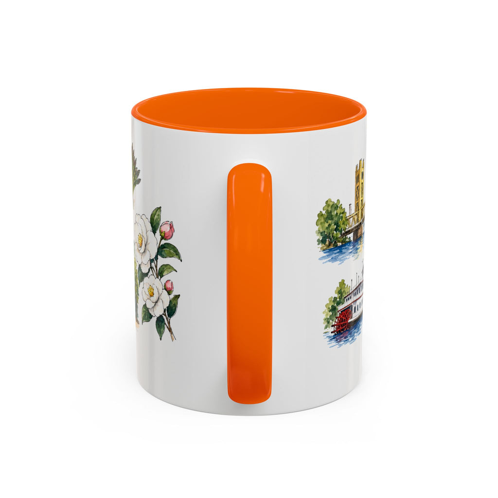 Sacramento Illustrated Travel Mug | City Souvenir Accent Coffee Mug | 11oz 15oz Ceramic Cup