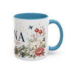 China Home Country Mug | Moving Away Gift | Long Distance Friendship | 11 oz 15 oz Accent Mug