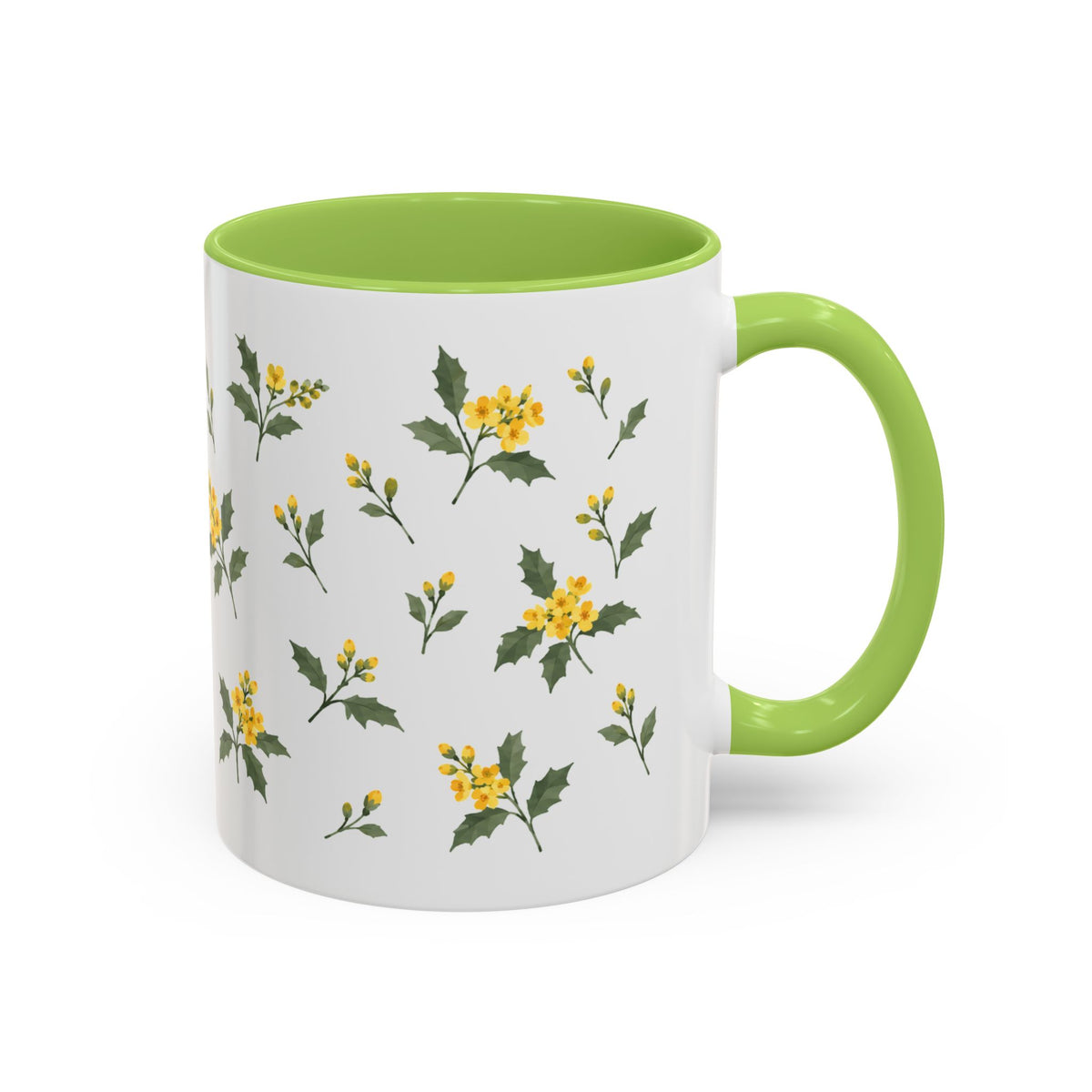 Oregon Oregon Grape Mug, State Flower Floral Coffee Cup, 11oz Botanical Gift