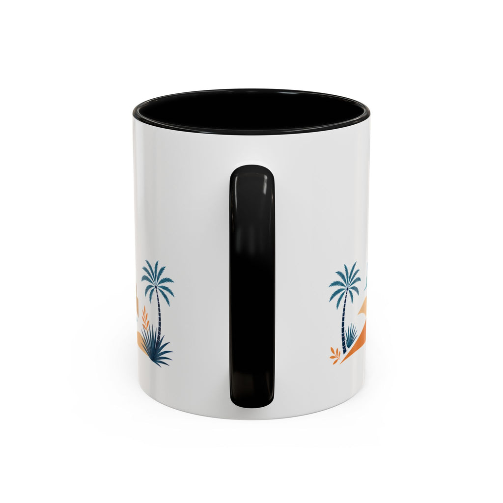 Doha Coffee Mug | Qatar Travel Souvenir | Porcelain Decal City Gift | 11oz 15oz Accent Mug