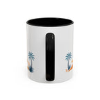 Doha Coffee Mug | Qatar Travel Souvenir | Porcelain Decal City Gift | 11oz 15oz Accent Mug