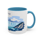 Glacier Bay National Park Coffee Mug | Solid Color Block Park Souvenir | 11oz 15oz Accent Mug