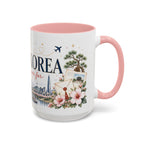 South Korea Home Country Mug | Moving Away Gift | Long Distance Friendship | 11 oz 15 oz Accent Mug