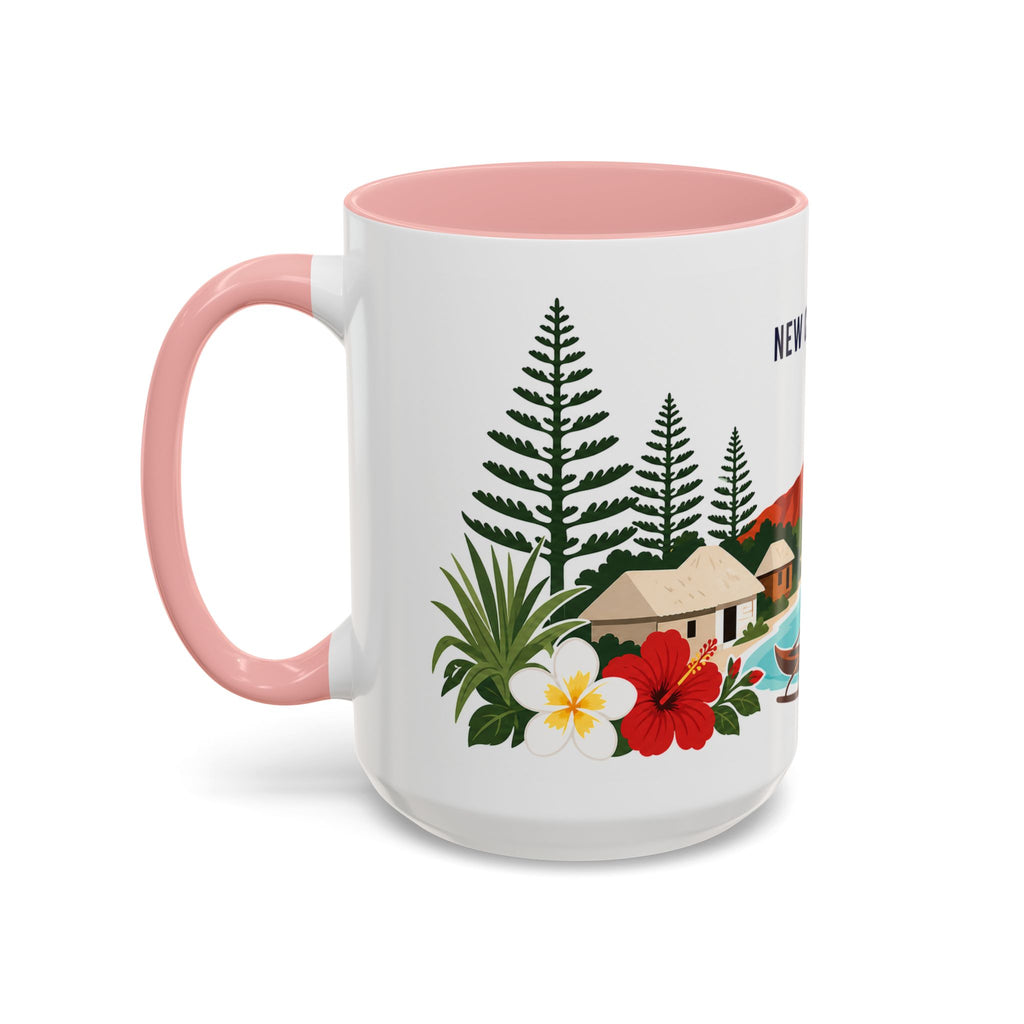 New Caledonia Coffee Mug | Travel Souvenir Accent Mug | Country Gift Ceramic Cup 11oz 15oz
