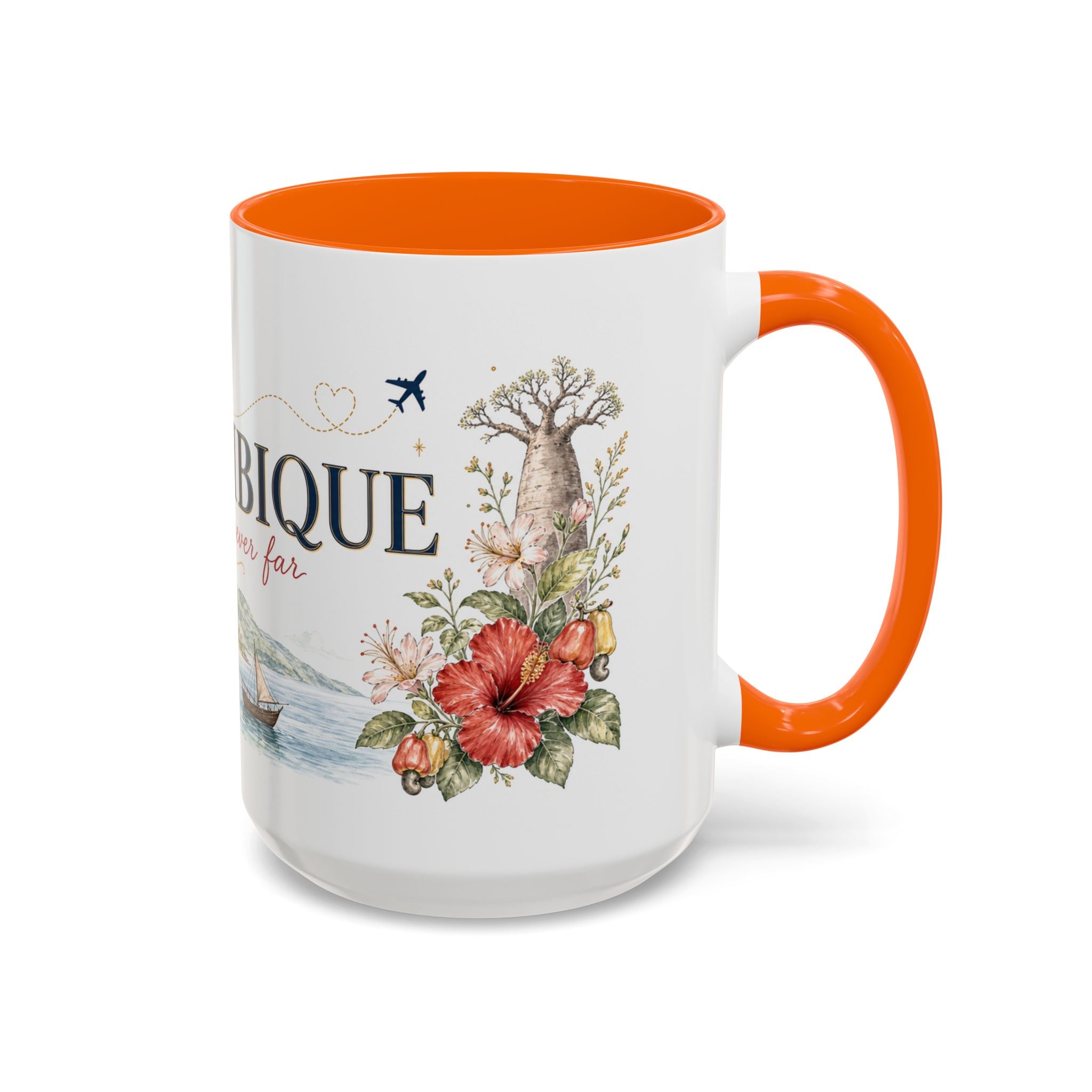 Mozambique Home Country Mug | Moving Away Gift | Long Distance Friendship | 11 oz 15 oz Accent Mug