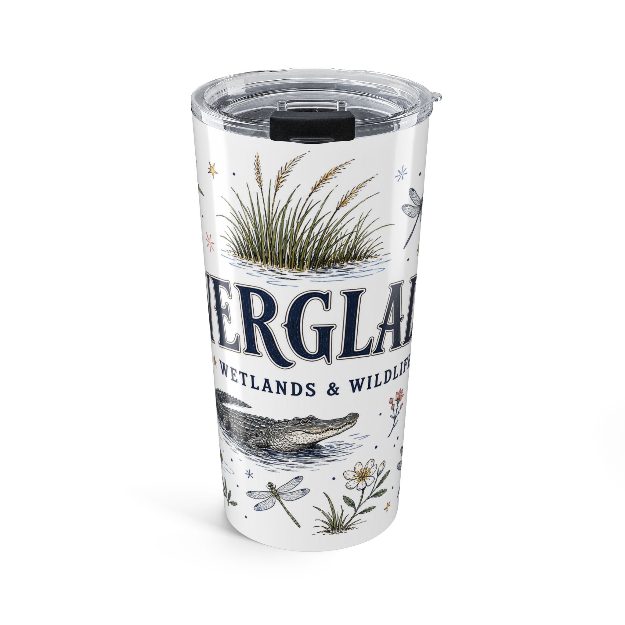 Everglades National Park 20oz Tumbler | Florida Wetlands Wildlife Kayak Gift | Insulated Stainless Steel Travel Cup