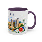 Uzbekistan Coffee Mug | Travel Souvenir Accent Mug | Place Gift Ceramic Cup 11oz 15oz