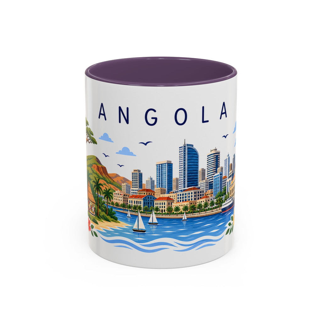 Angola Coffee Mug | Travel Souvenir Accent Mug | Place Gift Ceramic Cup 11oz 15oz