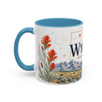 Wyoming Home State Mug | Moving Away Gift | Long Distance Friendship Coffee Cup | 11oz 15oz Accent Mug