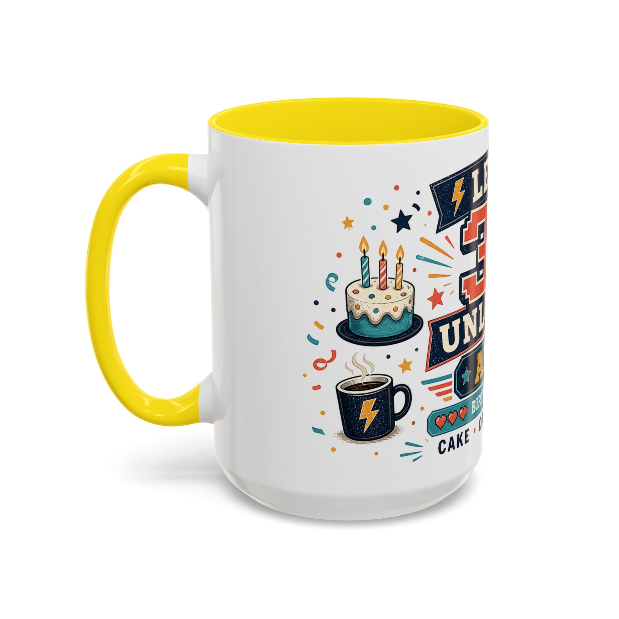 Custom Gamer Birthday Mug | Level Unlocked Name Age Coffee Cup