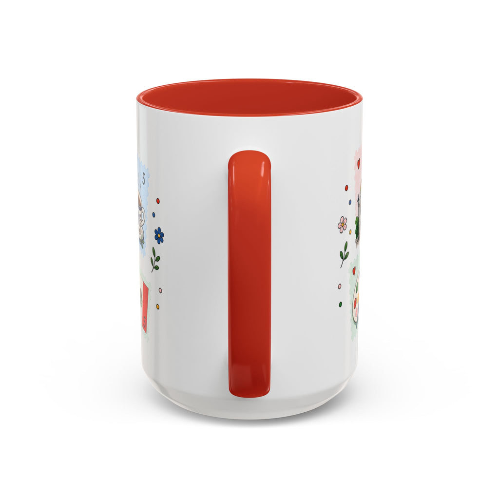 Mexico City Coffee Mug | Postage Stamp Collage Mug | Travel Souvenir Accent Cup 11oz 15oz