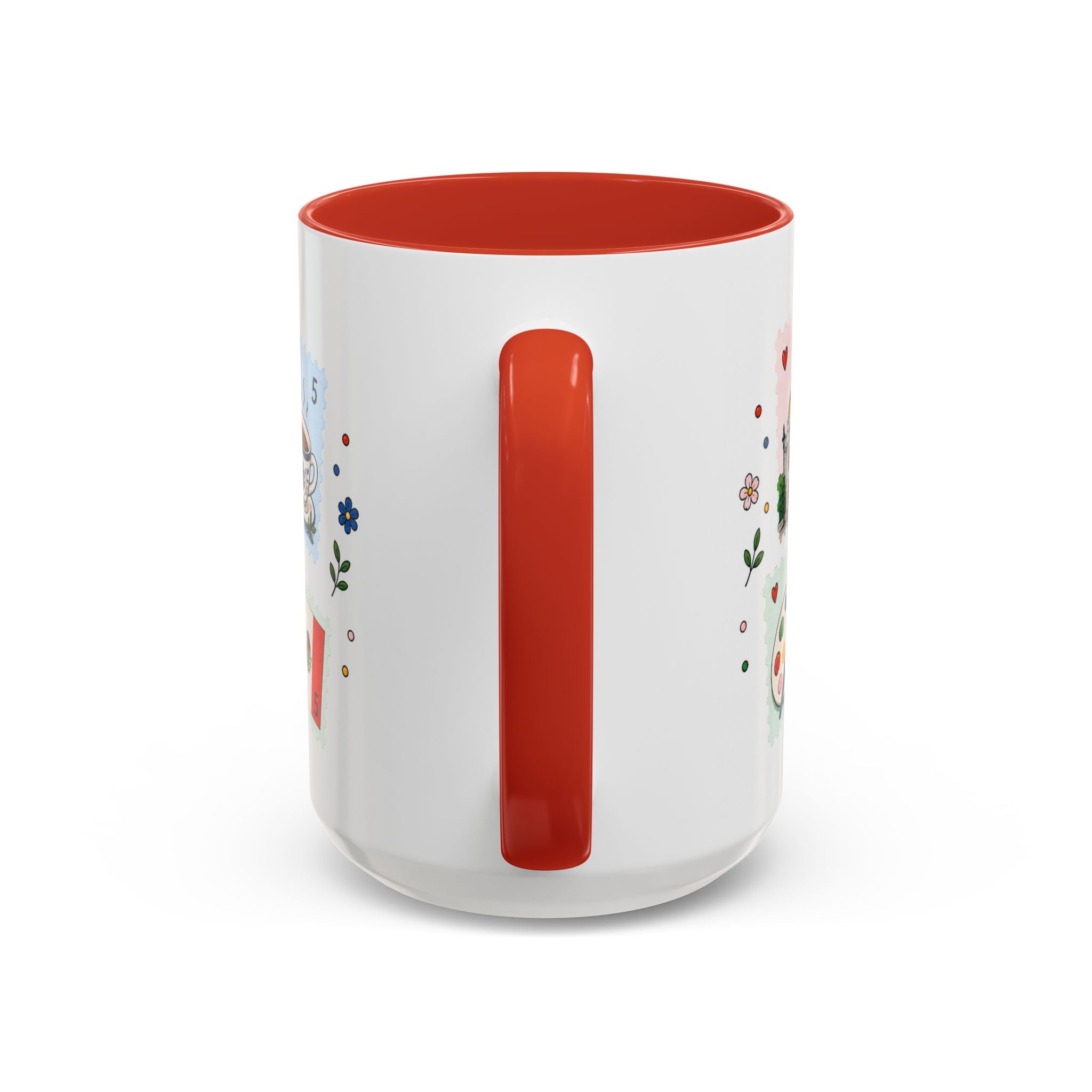 Mexico City Coffee Mug | Postage Stamp Collage Mug | Travel Souvenir Accent Cup 11oz 15oz
