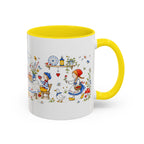 Storybook Cottage Breakfast Mug | Hand Painted Fairy Tale Accent Coffee Mug
