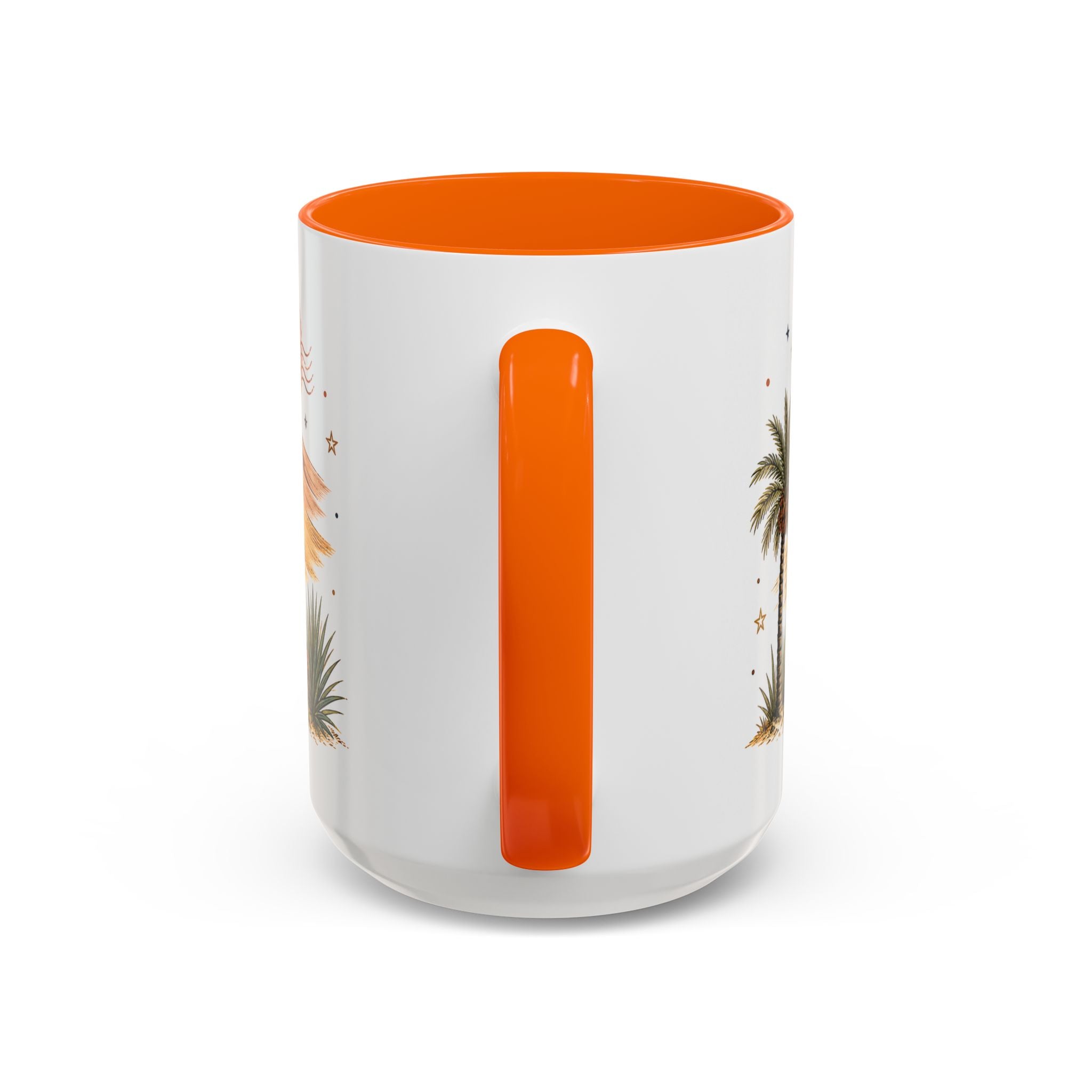 Sahara Dunes Coffee Mug | Travel Destination Souvenir Gift | Accent Color Ceramic 11oz 15oz