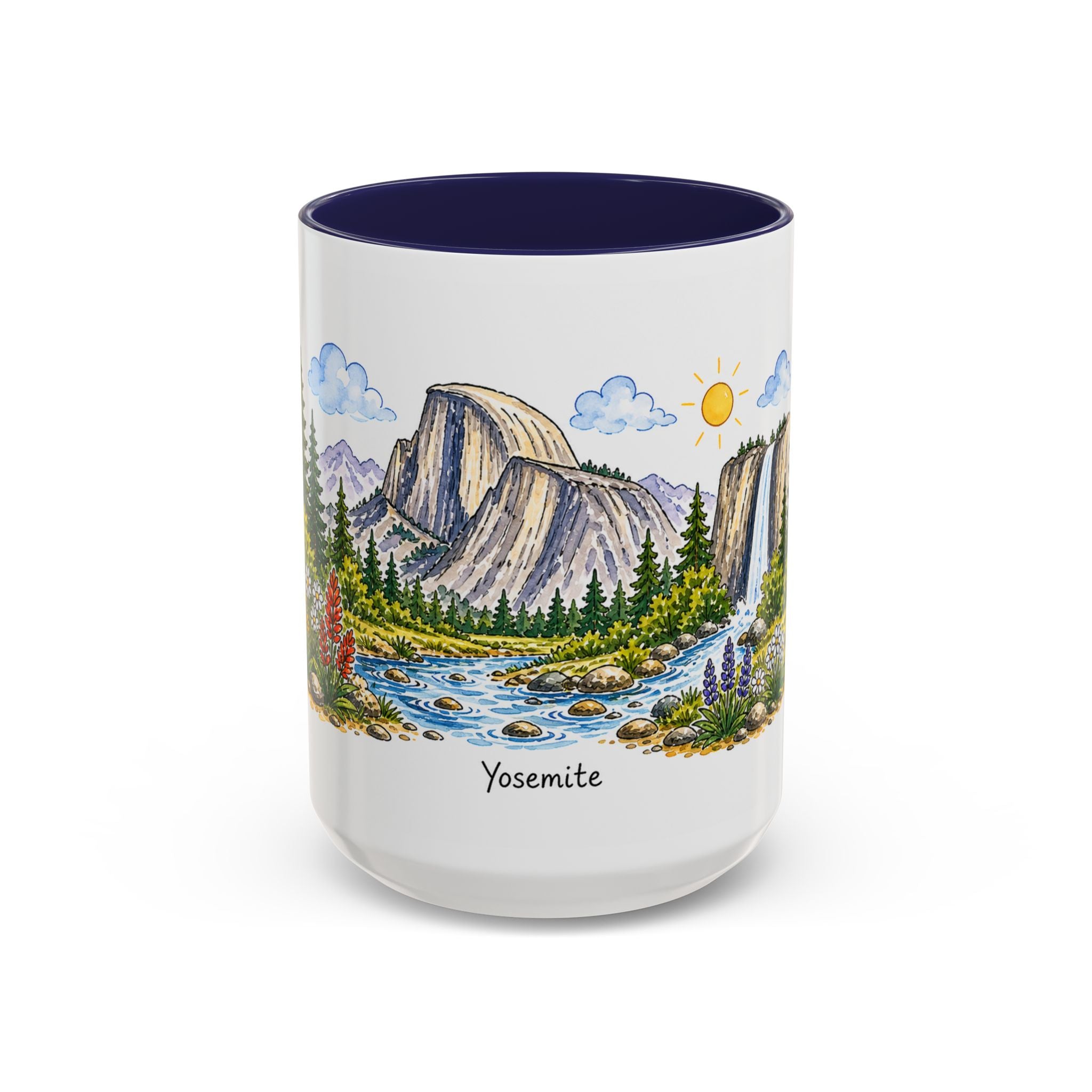 Yosemite National Park Mug | US Travel Souvenir Accent Coffee Mug | 11oz 15oz Ceramic Cup