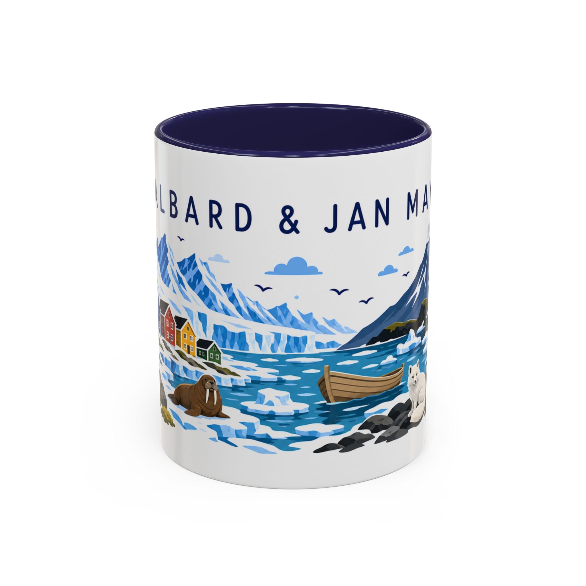 Svalbard & Jan Mayen Coffee Mug | Travel Souvenir Accent Mug | Country Gift Ceramic Cup 11oz 15oz
