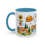 Florence Travel Mug | European City Souvenir Accent Coffee Mug | 11oz 15oz Ceramic Cup