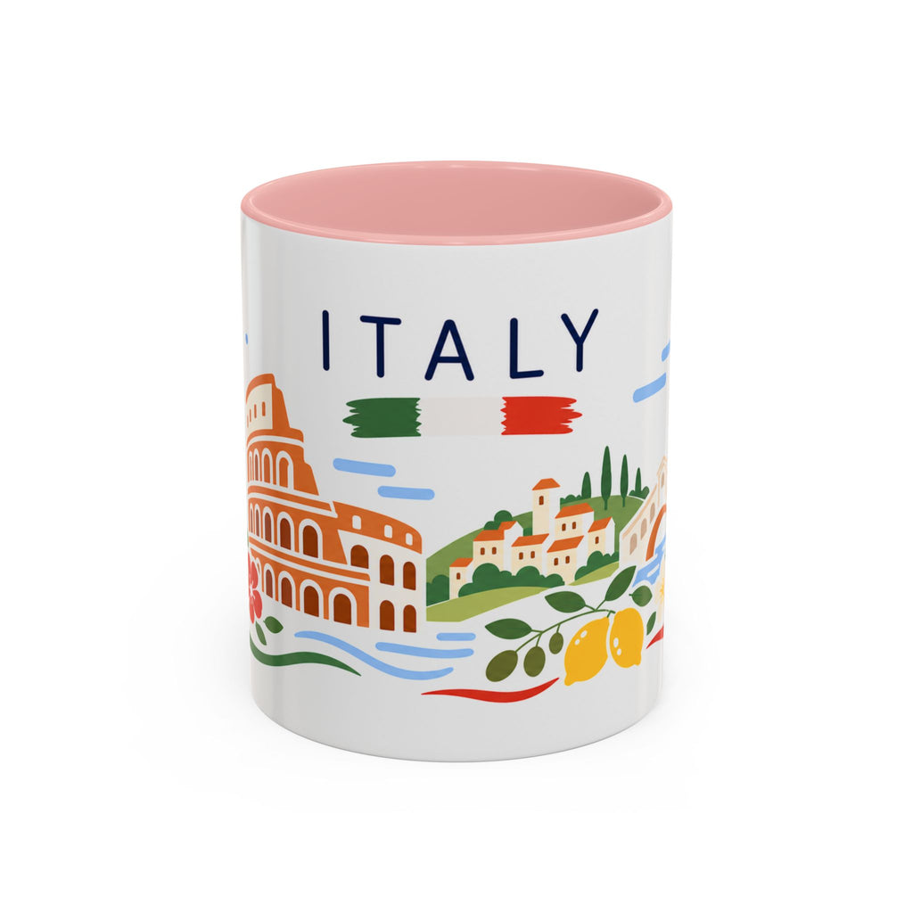 Italy Coffee Mug | Travel Souvenir Accent Mug | Country Gift Ceramic Cup 11oz 15oz