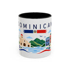Dominican Republic Coffee Mug | Travel Souvenir Accent Mug | Country Gift Ceramic Cup 11oz 15oz