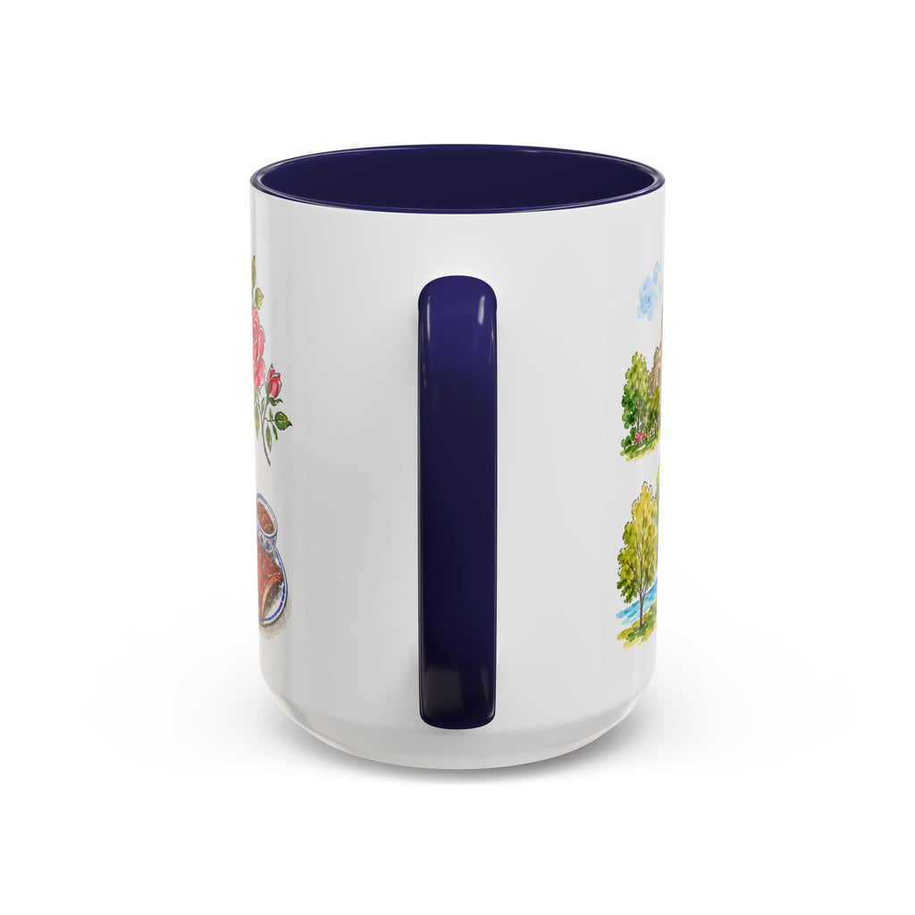 Tulsa Illustrated Travel Mug | City Souvenir Accent Coffee Mug | 11oz 15oz Ceramic Cup