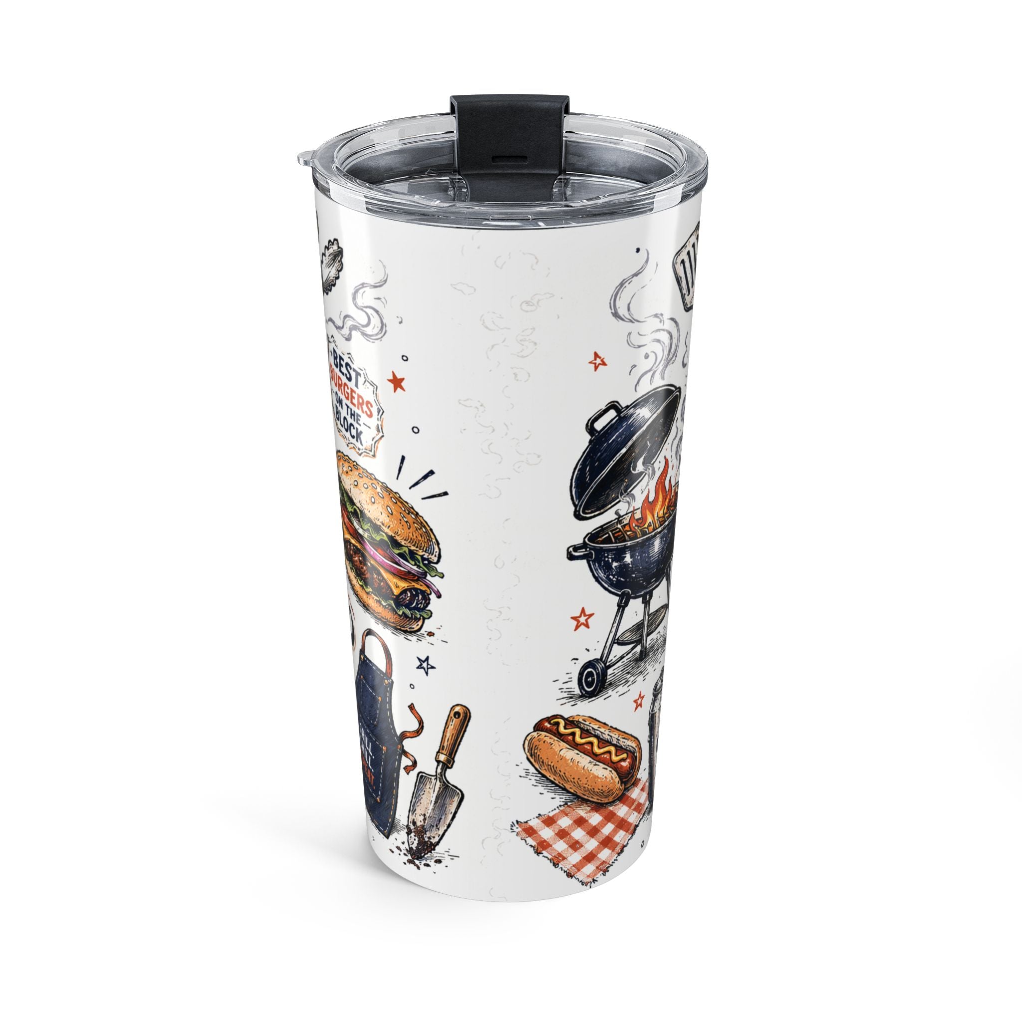 Grill Master 20oz Tumbler | Father's Day Gift for Dad | Insulated Stainless Steel Travel Cup
