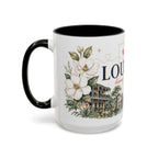 Louisiana Home State Mug | Moving Away Gift | Long Distance Friendship Coffee Cup | 11oz 15oz Accent Mug