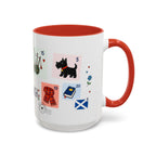 Edinburgh Coffee Mug | Postage Stamp Collage Mug | Travel Souvenir Accent Cup 11oz 15oz