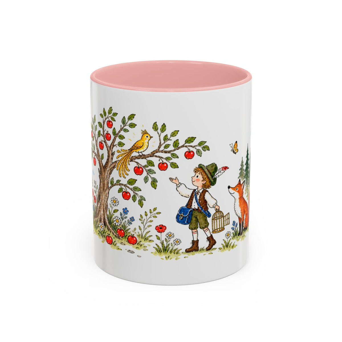 The Golden Bird Mug | Storybook Fairy Tale Accent Coffee Mug | EveryLegend