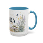 Nevada Home State Mug | Moving Away, Long Distance Friendship Gift | 11oz 15oz Accent Mug