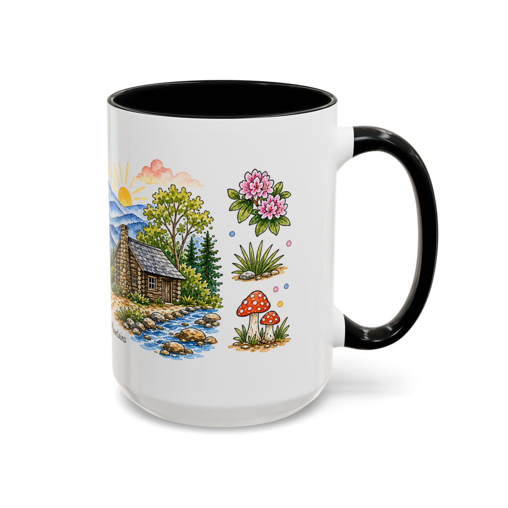 Great Smoky Mountains National Park Mug | US Travel Souvenir Accent Coffee Mug | 11oz 15oz Ceramic Cup
