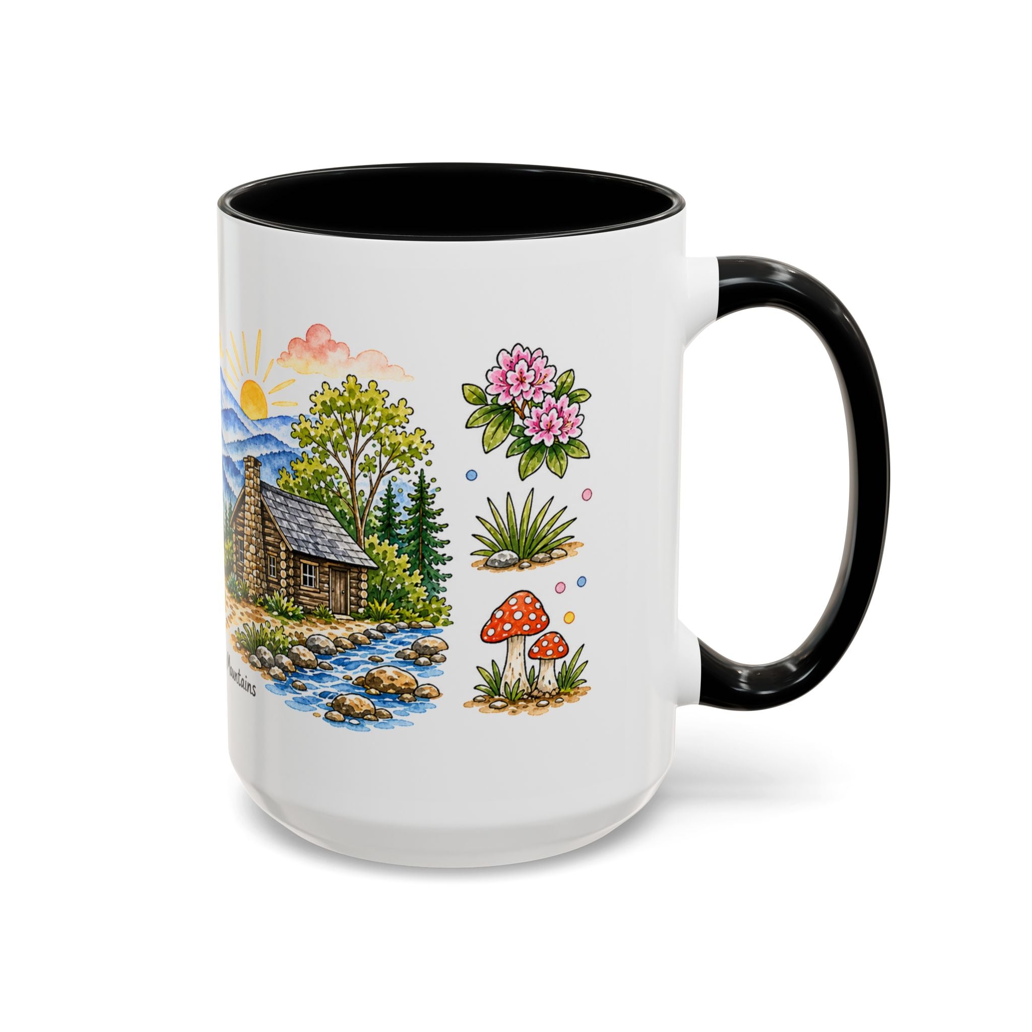 Great Smoky Mountains National Park Mug | US Travel Souvenir Accent Coffee Mug | 11oz 15oz Ceramic Cup