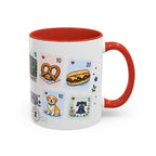 Philadelphia Coffee Mug | Postage Stamp Collage Mug | Travel Souvenir Accent Cup 11oz 15oz