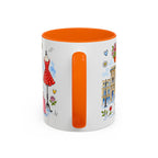 Milan Travel Mug | European City Souvenir Accent Coffee Mug | 11oz 15oz Ceramic Cup