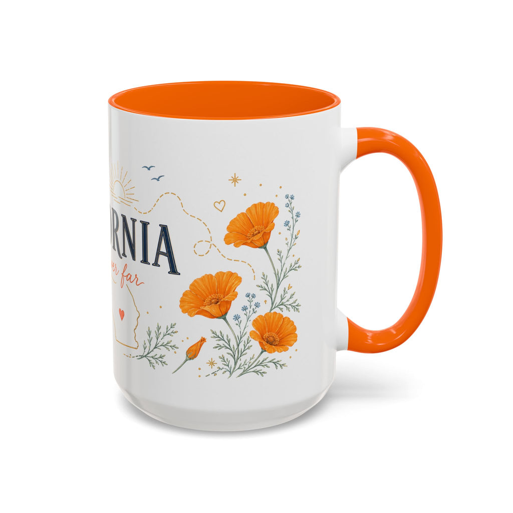 California Home State Mug | Moving Away Gift | Long Distance Friendship Coffee Cup