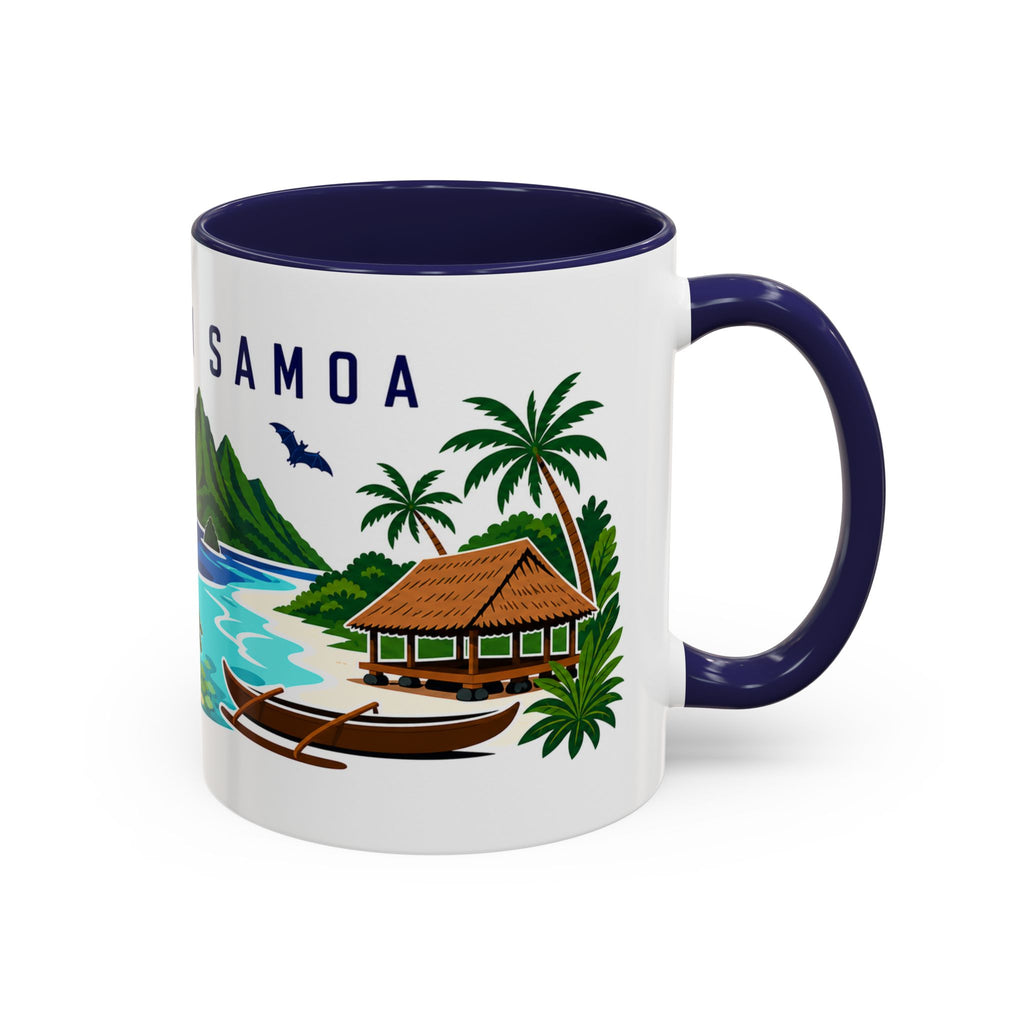 American Samoa Coffee Mug | Travel Souvenir Accent Mug | Country Gift Ceramic Cup 11oz 15oz